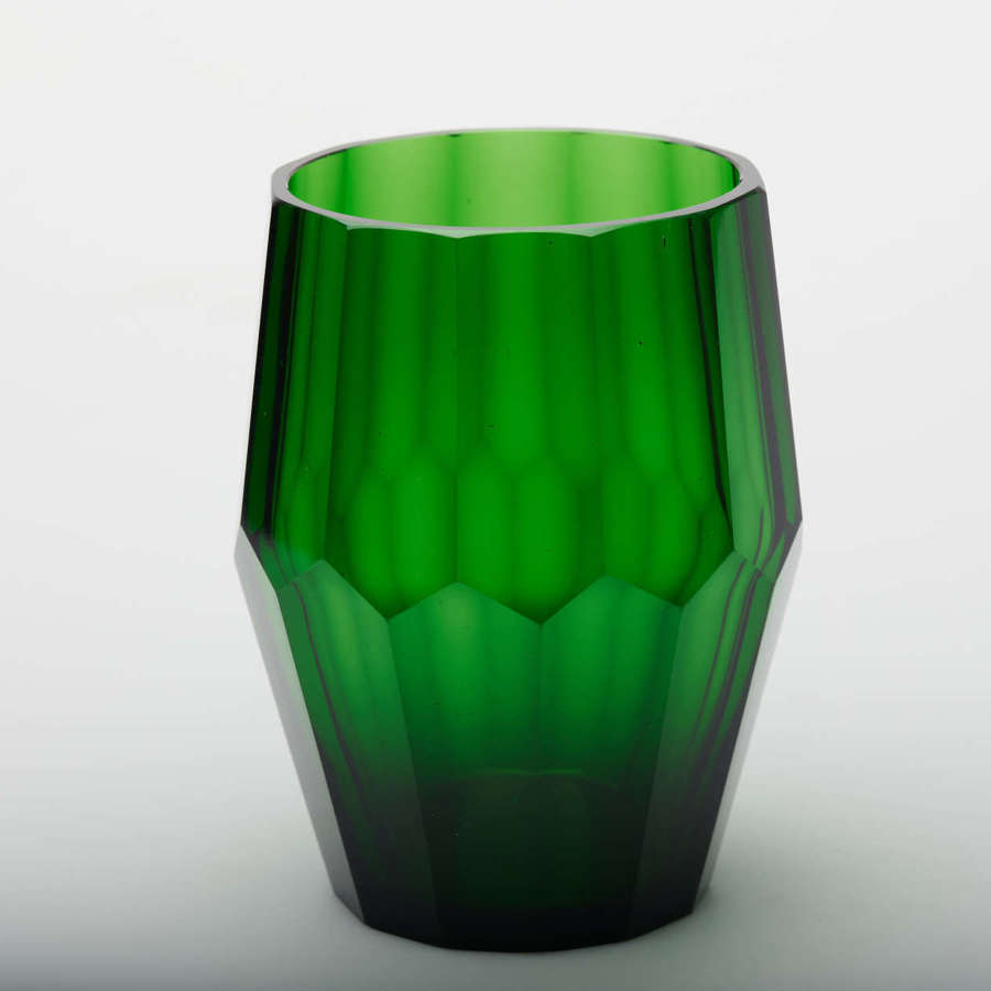 Josef Hoffmann 'Moser' Glass Vase, 1920s
