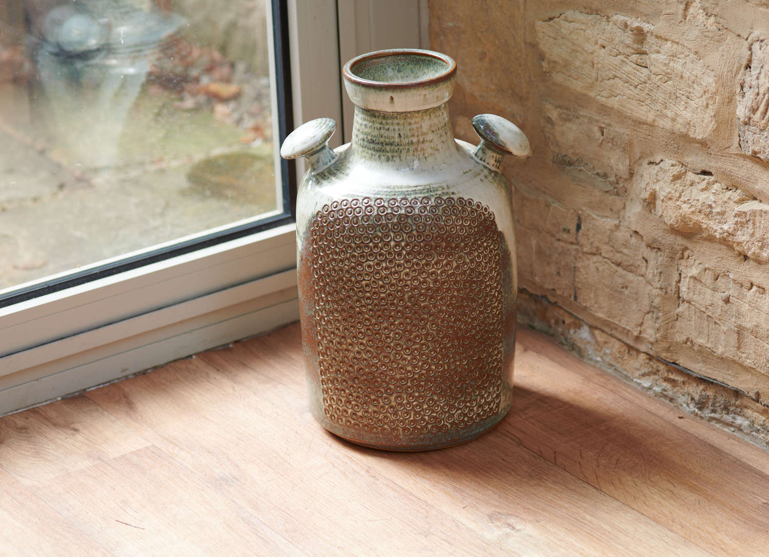 Danish Einar Johansen for Søholm Stentøj Ceramic Floor Vase , 1960s