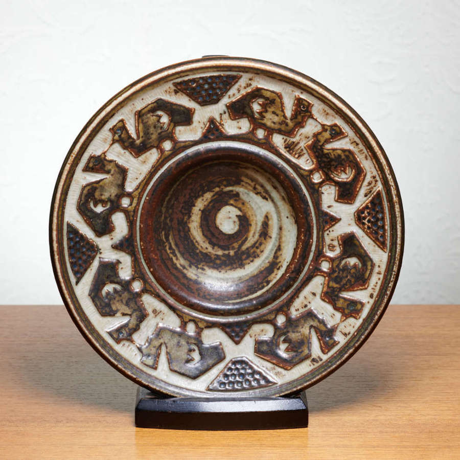 Royal Copenhagen Stoneware bowl designed by Jorgen Mogensen